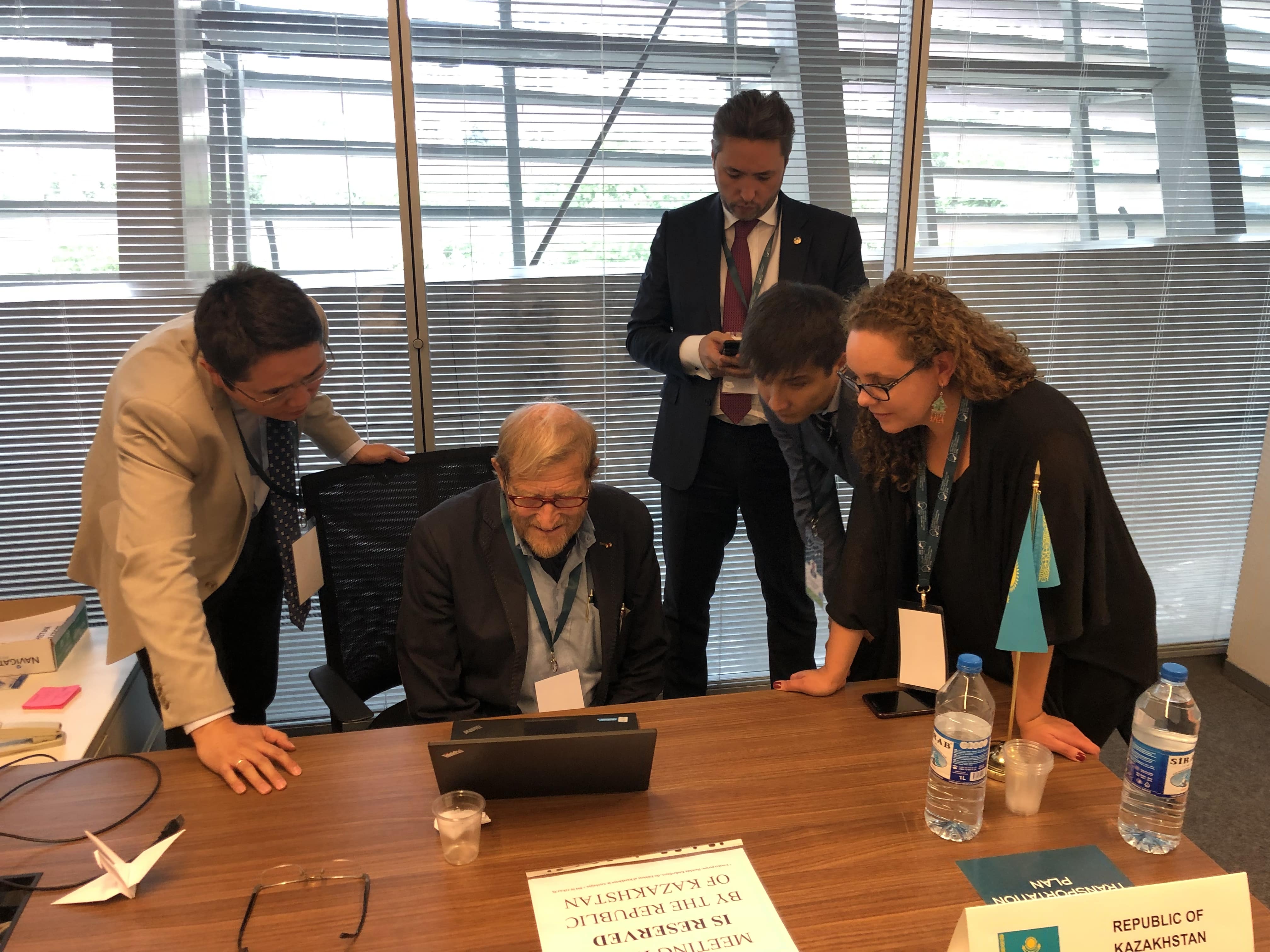 43-rd WHC Session. Kazakhstan delegation and IICAS experts. Baku, Azerbaijan. 2019