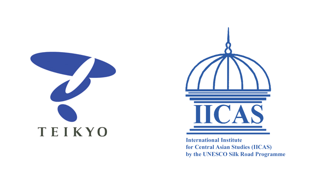 A Memorandum of Understanding (MoU) has been signed between the International Institute for Central Asian Studies (IICAS) and the Research Institute of Cultural Properties of Teikyo University represented by Prof. Mitsuo Hagihara.