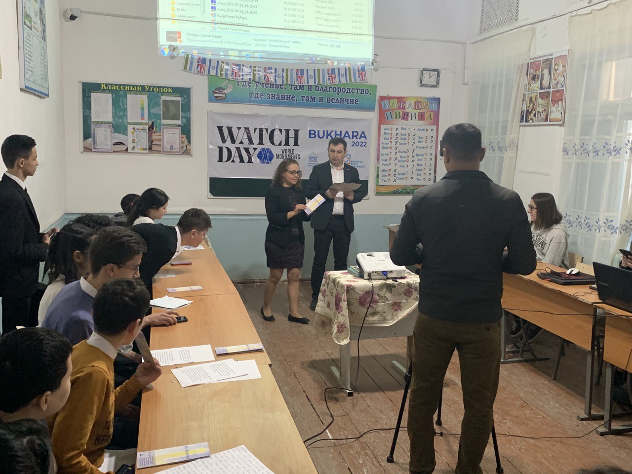 Watch Day Seminar in Bukhara. Lecture at a secondary school, 2022