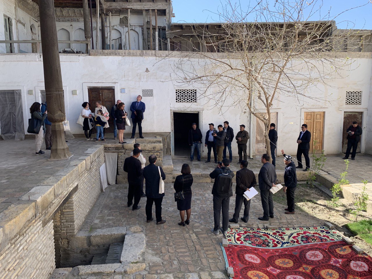 Watch Day Seminar in Bukhara. Visiting the old houses of Bukharian Jews, 2022